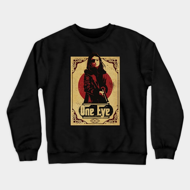 One Eye Girl (Thriller) Crewneck Sweatshirt by CTShirts